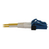 Tripp Lite N370X-03M 400G Duplex Singlemode 9/125 OS2 Switchable Fiber Optic Cable (LC/UPC M/M), LSZH, Yellow, 3 m (9.8 ft.) N370X-03M 037332271792