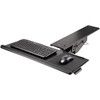 StarTech.com Under Desk Keyboard Tray - Full Motion & Height Adjustable Keyboard and Mouse Tray, 10"x26" Platform - Ergonomic Desk Mount Computer Keyboard Tray with Mouse Pad & Wrist Rest KBTRAYADJ2 065030889889