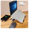 Tripp Lite U460-ST4-4A-C 4-Port USB-C Hub with Laptop Stand - USB 3.2 Gen 1, 4 USB-A Ports, Thunderbolt 3, 100W PD Charging, Silver U460-ST4-4A-C 037332265869