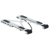 Tripp Lite U460-ST4-4A-C 4-Port USB-C Hub with Laptop Stand - USB 3.2 Gen 1, 4 USB-A Ports, Thunderbolt 3, 100W PD Charging, Silver U460-ST4-4A-C 037332265869