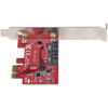 StarTech.com SATA PCIe Card - 2 Port PCIe SATA Expansion Card - 6Gbps - Full/Low Profile - PCI Express to SATA Adapter/Controller - ASM1061 Non-Raid - PCIe to SATA Converter 2P6G-PCIE-SATA-CARD 065030895545