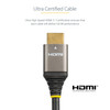StarTech.com 10ft (3m) HDMI 2.1 Cable 8K - Certified Ultra High Speed HDMI Cable 48Gbps - 8K 60Hz/4K 120Hz HDR10+ eARC - Ultra HD 8K HDMI Cable - Monitor/TV/Display - Flexible TPE Jacket HDMM21V3M 065030892636