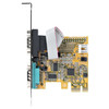 StarTech.com 2-Port PCI Express Serial Card, Dual Port PCIe to RS232 (DB9) Serial Card, 16C1050 UART, Standard or Low Profile Brackets, COM Retention, For Windows & Linux 21050-PC-SERIAL-CARD 065030894760