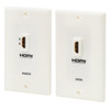 Tripp Lite P167-000 HDMI over Dual Cat5/Cat6 Extender Wall Plate Kit with Transmitter and Receiver, TAA P167-000 037332143730