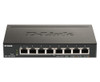 D-Link DGS-1100-08PV2 network switch Managed L2/L3 Gigabit Ethernet (10/100/1000) Power over Ethernet (PoE) Black DGS-1100-08P 790069453311