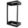 StarTech.com 18U 19" Wall Mount Network Rack - Adjustable Depth 12-20" 2 Post Open Frame Server Room Rack for AV/Data/ IT Communication/Computer Equipment/Switch w/Cage Nuts & Screws RACK-18U-20-WALL-OA 065030893701