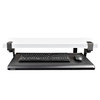 StarTech.com Under-Desk Keyboard Tray, Clamp-on Ergonomic Keyboard Holder, Up to 12kg (26.5lb), Sliding Keyboard and Mouse Drawer with C-Clamps, Height Adjustable Keyboard Tray (3.9/4.7/5.5 in) KEYBOARD-TRAY-CLAMP1 065030895408