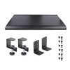 StarTech.com Under-Desk Keyboard Tray, Clamp-on Ergonomic Keyboard Holder, Up to 12kg (26.5lb), Sliding Keyboard and Mouse Drawer with C-Clamps, Height Adjustable Keyboard Tray (3.9/4.7/5.5 in) KEYBOARD-TRAY-CLAMP1 065030895408