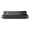 StarTech.com 10-Port Industrial USB 2.0 Hub, Rugged USB Hub w/ESD Level 4 Protection, DIN/Wall/Desk-Mountable USB-A HUB, USB Port Expander w/Lockable Ports, Multiport USB Hub USB210AIND-USB-A-HUB 065030894616