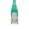 StarTech.com NLAQ-35F-CAT6A-PATCH networking cable Aqua colour 10.7 m S/FTP (S-STP) NLAQ-35F-CAT6A-PATCH 065030896504