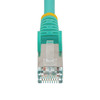 StarTech.com NLAQ-5F-CAT6A-PATCH networking cable Aqua colour 1.5 m S/FTP (S-STP) NLAQ-5F-CAT6A-PATCH 065030896597