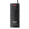 Tripp Lite 6-Outlet Surge Protector with 4 USB Ports (4.2A Shared) - 6 ft. Cord, 900 Joules, Black TLP664USBB 037332223586