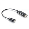 C2G 54426 mobile phone cable Black 0.09 m USB-C 3.5 mm 54426 757120544265