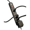 Tripp Lite Protect It! 7-Outlet Surge Protector 4-ft. Cord, 1080 Joules, 1 Diagnostic LED, Black Housing 44873
