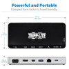Tripp-Lite AC U442-DOCK16-B USB Dock Triple Display 4K HDMI&mDP 60W PD Retail