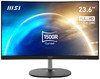 MSI Pro MP241CA 23.6 Inch Curved Monitor, 1500R, Full HD (1920 x 1080), 75Hz, VA, 4ms, FreeSync, HDMI, DiplayPort, Built-in Speakers, Anti-Glare, Anti-Flicker, Less Blue light, TÜV Certified, VESA, Kensington, Black ProMP241CA 824142294673