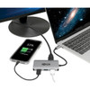 Tripp-Lite AC U444-06N-H3U-C USB-C Multiport Adapter 100W PD Charging Gray RTL