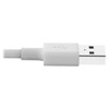 Tripp-Lite CB M100-003-WH USB-A to Lightning Sync Charge Cable 3ft M M White