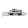 StarTech.com 2-Port PCI Express Serial Interface Card, Dual Port PCIe to RS232 (DB9) Serial Card, 16C1050 UART, Low/Full Profile Brackets, COM Retention, For Windows/Linux 065030899376