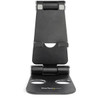 StarTech.com Phone and Tablet Stand - Foldable Universal Mobile Device Holder for Smartphones & Tablets - Adjustable Multi-Angle Ergonomic Cell Phone Stand for Desk - Portable - Black 065030888028