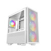 DeepCool CS R-CH560-WHAPE4-G-1 CH560 WH MidTower TG E-ATX 3xARGB Fan White RTL