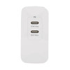 Tripp Lite Dual-Port Compact USB-C Wall Charger - GaN Technology, 70W PD Charging (50W+20W or 65W Max), White 037332275325