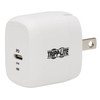 Tripp Lite Compact 1-Port USB-C Wall Charger - GaN Technology, 20W PD3.0 Charging, White 037332259899