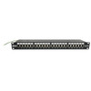 Tripp Lite N252-024-6A-SH 24-Port Cat6a Shielded Patch Panel - 10 Gbps, STP, 110 Punch Down, RJ45, 1U, TAA 037332266316