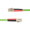 StarTech.com 15m (50ft) LC to LC (UPC) OM5 Multimode Fiber Optic Cable, 50/125µm Duplex LOMMF Zipcord, VCSEL, 40G/100G, Bend Insensitive, Low Insertion Loss, LSZH Fiber Patch Cord 065030900980