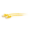 C2G 0.3m Cat6a Snagless Unshielded (UTP) Slim Ethernet Patch Cable - Yellow 757120301677