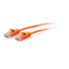 C2G 0.9m Cat6a Snagless Unshielded (UTP) Slim Ethernet Patch Cable - Orange 757120301752