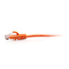 C2G 0.9m Cat6a Snagless Unshielded (UTP) Slim Ethernet Patch Cable - Orange 757120301752