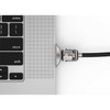 Compulocks Ledge Lock Adapter for MacBook Pro 16" (2019) with Keyed Cable Lock Silver 819472022560