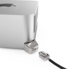 Compulocks Mac Studio Ledge Lock Adapter with Keyed Cable Lock Silver 819472024465