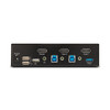 StarTech.com 2-Port DisplayPort KVM Switch, 8K 60Hz / 4K 144Hz, Single Display, DP 1.4, 2x USB 3.0 Ports, 4x USB 2.0 HID Ports, Push-Button & Hotkey Switching, TAA Compliant - OS Independent, Metal Housing 65030894906