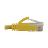 Tripp Lite N261-S01-YW Cat6a 10G Snagless Molded Slim UTP Ethernet Cable (RJ45 M/M), PoE, Yellow, 1 ft. (0.3 m) 37332276254