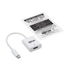 Tripp Lite U444-06N-HD8KW USB-C to HDMI Adapter (M/F) - 8K, HDR, 4:4:4, HDCP 2.3, White 37332275271