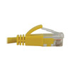 Tripp Lite N261-S03-YW Cat6a 10G Snagless Molded Slim UTP Ethernet Cable (RJ45 M/M), PoE, Yellow, 3 ft. (0.9 m) 37332276315