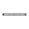 Tripp Lite N062-048-KJ 48-Port 1U Rack-Mount Unshielded Blank Keystone/Multimedia Patch Panel, RJ45 Ethernet, USB, HDMI, Cat5e/6 37332276858