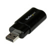 StarTech.com USB Stereo Audio Adapter External Sound Card 46253