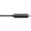 Tripp Lite USB-C to HDMI Adapter Cable (M/M) - 3.1, Gen 1, Thunderbolt 3, 4K @ 60 Hz, Converter on HDMI End, Black, 0.91 m 46377