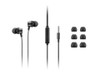 Lenovo 4XD1J77352 headphones/headset Wired In-ear Office/Call center Black 195892059820