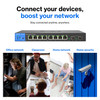Linksys 8 Port Gigabit Network PoE+ Switch 745883810154