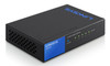 Linksys LGS105 network switch Gigabit Ethernet (10/100/1000) Black 722868997697
