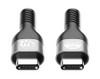 Manhattan USB-C to USB-C Cable (240W), 2m, Male to Male, Black, 480 Mbps (USB 2.0), Extended Power Range (EPR) charging up to 240W (Note additional USB-C 240W wall charger needed), Lifetime Warranty, Polybag 766623356367