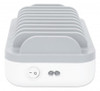 Manhattan Charging Station, 10x Ports: 3x USB-C (up to 18W PD) and 7x USB-A (up to 12W), 120W Total Output, White/Grey, Three Year Warranty, Box 766623180856