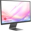 MSI Modern MD271UL 27 Inch Monitor, UHD (3840 x 2160), 60Hz, IPS, 4ms, Adaptive-Sync, 2x HDMI, DisplayPort, USB Type-C, Anti-Glare, Anti-Flicker, Less Blue light, TÜV Certified, Kensington, Grey 824142306208