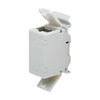 Tripp Lite N235-D01-SH-6A Cat6a Shielded In-Line DIN-Rail Mountable Snap-In Coupler (RJ45 F/F), TAA 037332277190