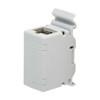 Tripp Lite N235-D01-SH-6A Cat6a Shielded In-Line DIN-Rail Mountable Snap-In Coupler (RJ45 F/F), TAA 037332277190