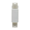 Tripp Lite N235-D01-SH-6A Cat6a Shielded In-Line DIN-Rail Mountable Snap-In Coupler (RJ45 F/F), TAA 037332277190